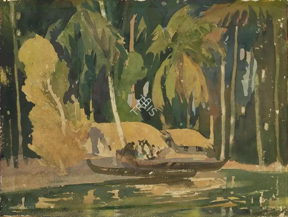 Paniker, K.C.S. (Artist). Untitled, 1946 | Painting
