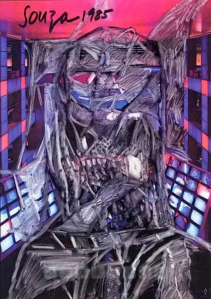 Souza, F.N. (Artist). Windows, 1993 | Painting