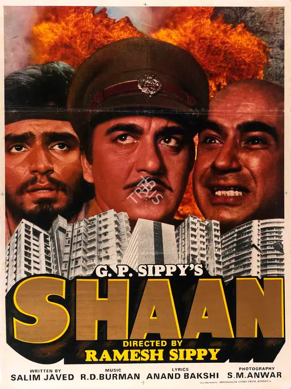 Sippy, G.P. (Producer), Shaan, 1980 | Full Sheet Poster | CinemaEducation | 00766979