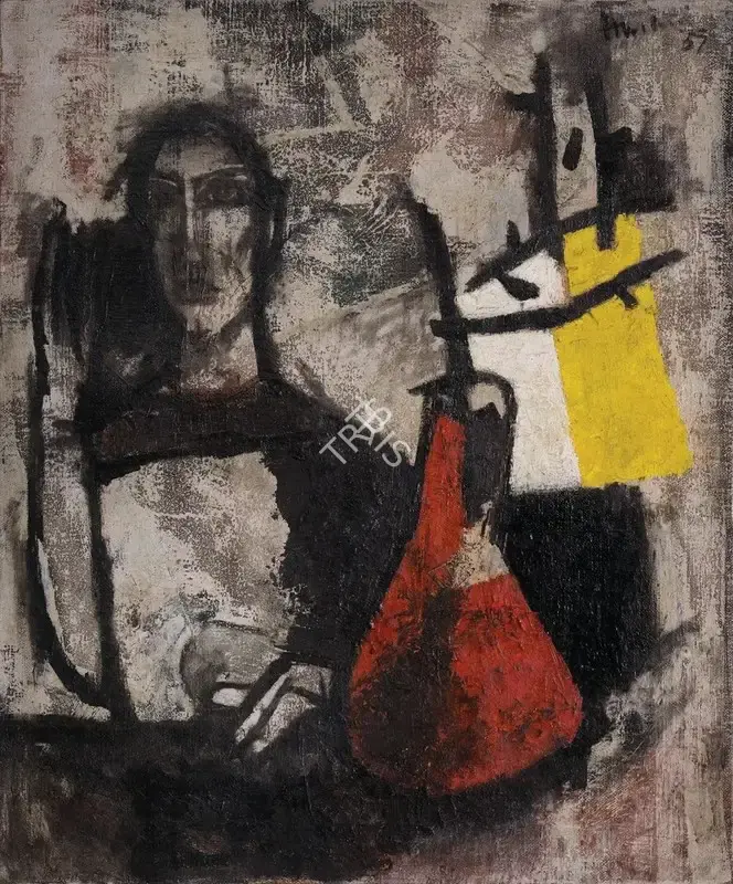 Husain, M.F. (Artist). Untitled, 1957 | Painting