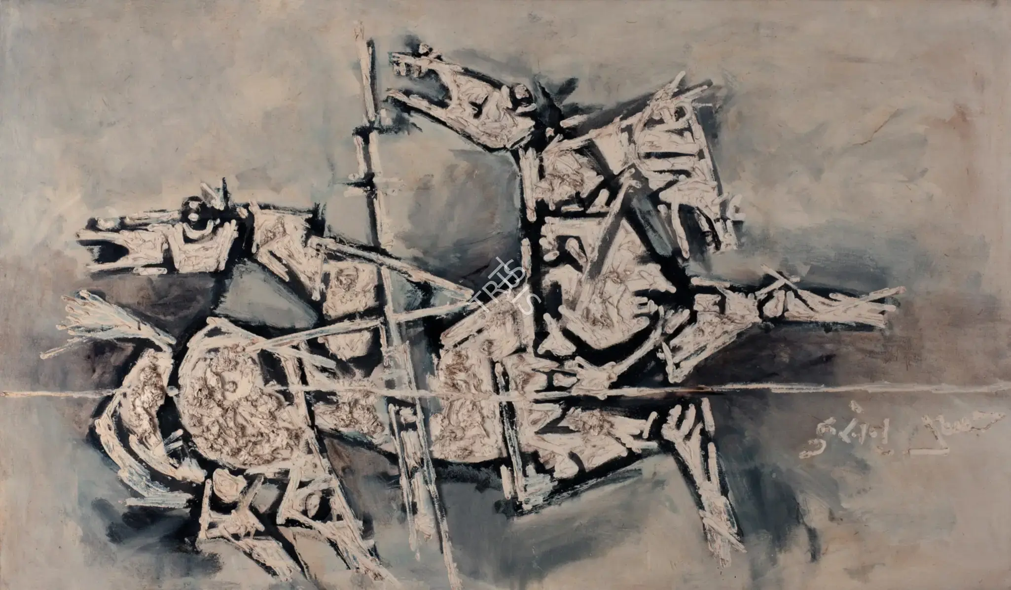 Husain, M.F. (Artist). Untitled. Oil on canvas, 1970 | Painting | FineArts | 00899708