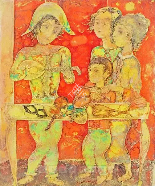 Burman, Sakti (Artist). Untitled, n.d. | Painting