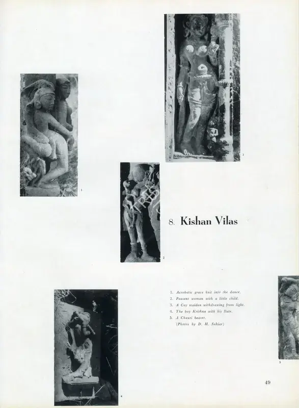 Jha, L.K. (Essayist). Kishan Vilas. In Marg - Rajasthani Sculpture. 12(2), pp. 49-51. Bombay: Marg, March 1959 | Essay | FineArts | 00668881