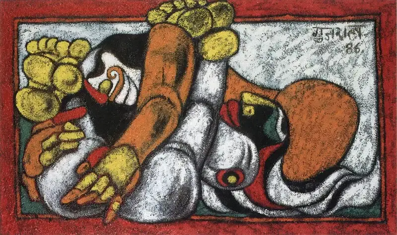 Gujral, Satish (Artist). Untitled, 1986 | Painting