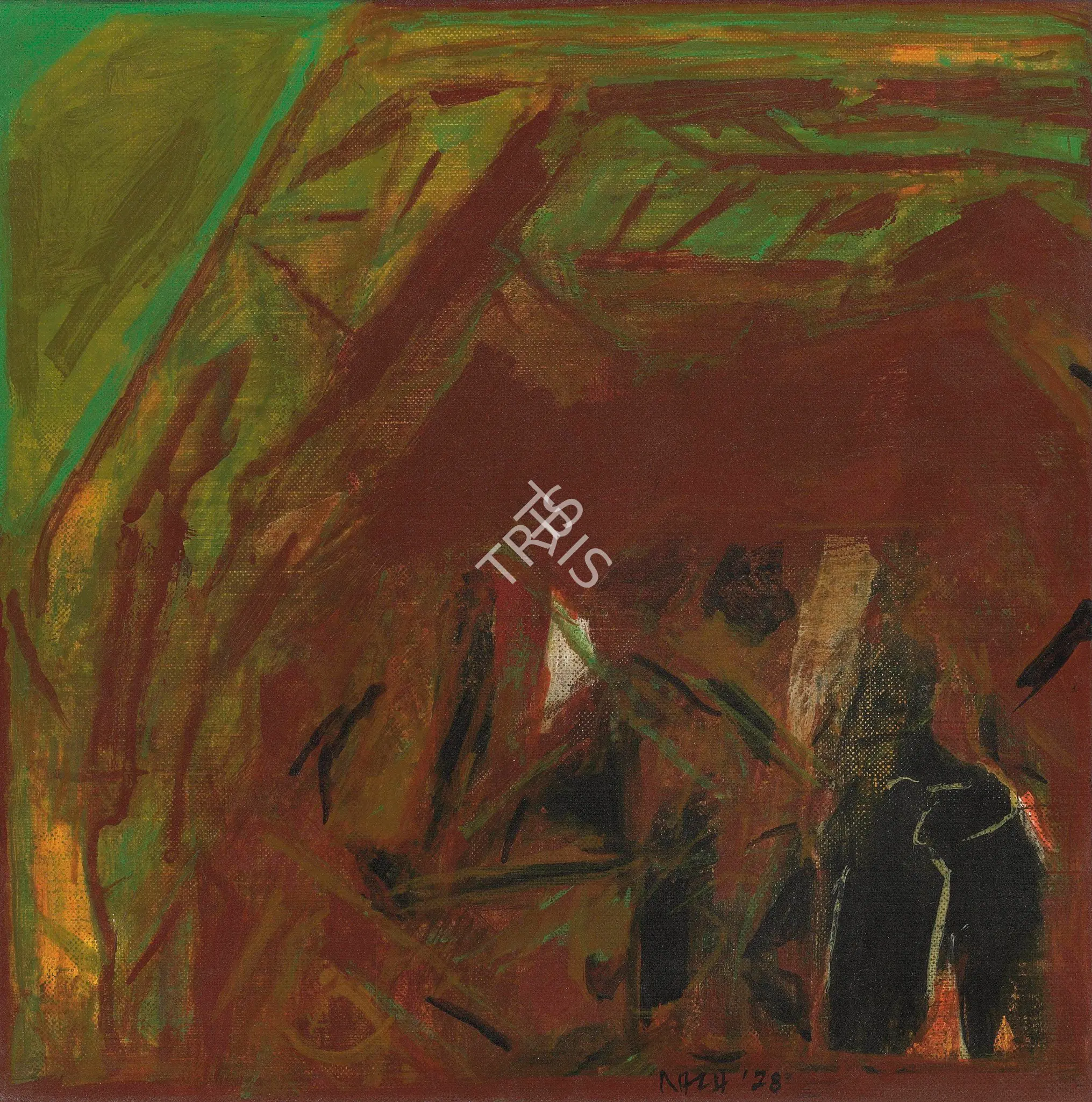 Raza, S.H. (Artist). Untitled, 1978 | Painting