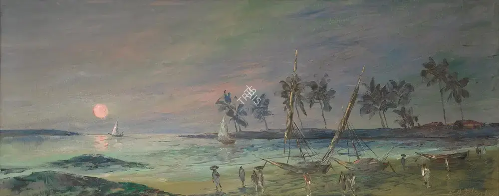 Dhond, P.A. (Artist). Untitled, 1981 | Painting