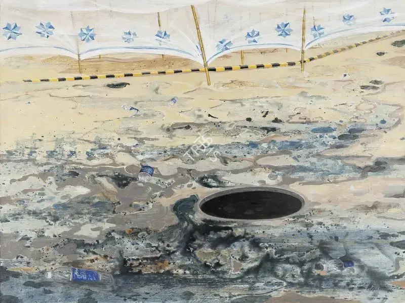 Panda, Jagannath (Artist). Untitled. Acrylic on canvas, 2005 | Painting  | 00868110