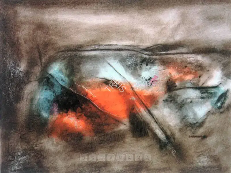 Shreshtha, Laxman (Artist). Untitled. Watercolour on paper, 1990 | Painting | FineArts | 00598236