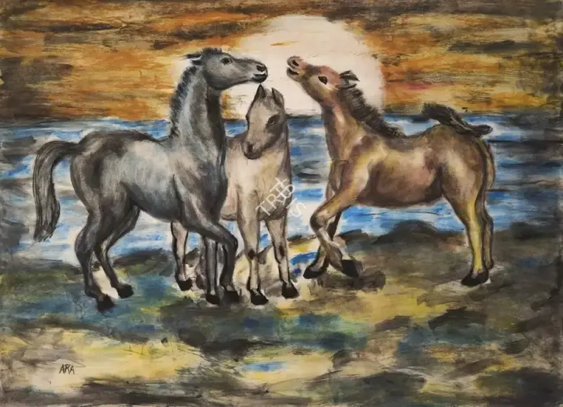 Ara, K.H. (Artist). Untitled, circa 1960 | Painting