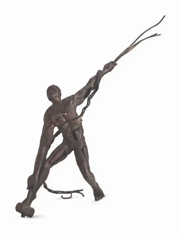 Khambata, Arzan (Artist). Cut Out for Hard Work. Iron, 2016 | Sculpture | FineArts | 00603219