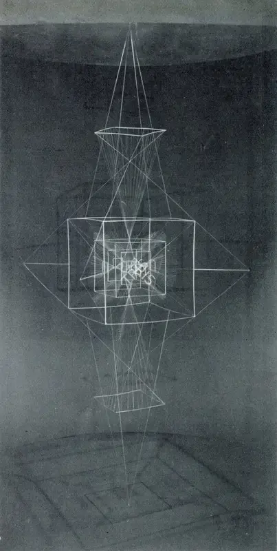 Lippold, Richard (Artist). Variation No. 7. Nickel-chromium wire, 1949-1950 | Marg, December 1956 | Sculpture | FineArts | 00674081