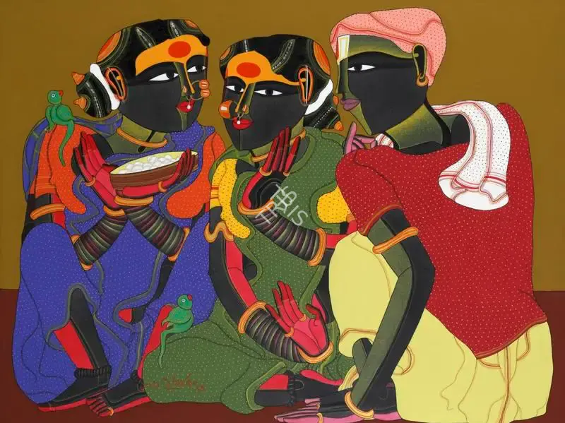 Vaikuntam, Thota (Artist). Untitled. Acrylic on canvas, 2013 | Painting | FineArts | 00338190