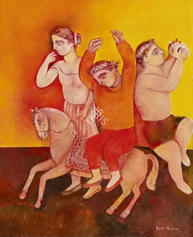 Burman, Sakti (Artist). Celebration, 2018 | Painting