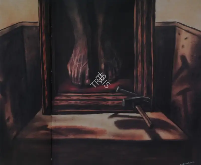 Santhosh, T.V. (Artist). Untitled. Watercolour, pastel and charcoal on paper, n.d. | Painting | FineArts | 00574797