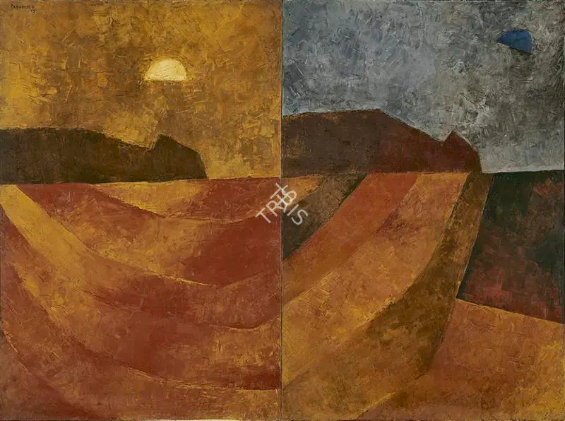 Padamsee, Akbar (Artist). Metascape, 1995 | Painting