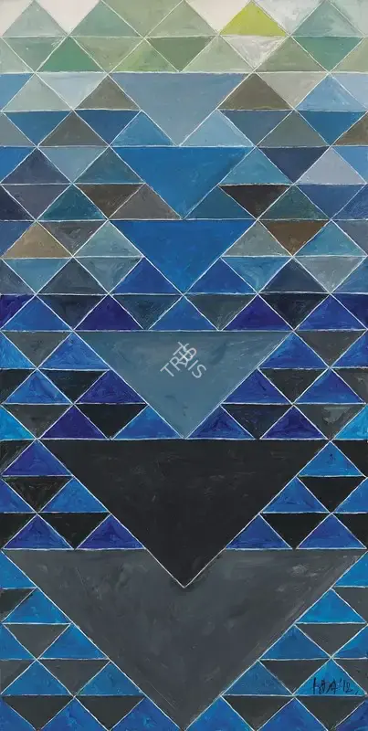 Raza, S.H. (Artist). Prakriti Purush, 2012 | Painting