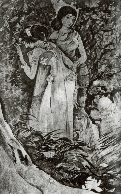 Bose, Nandalal (Artist). The Grief of Uma. 1919-1920 | Marg, June - September 2023 | Painting | FineArts | 00675278