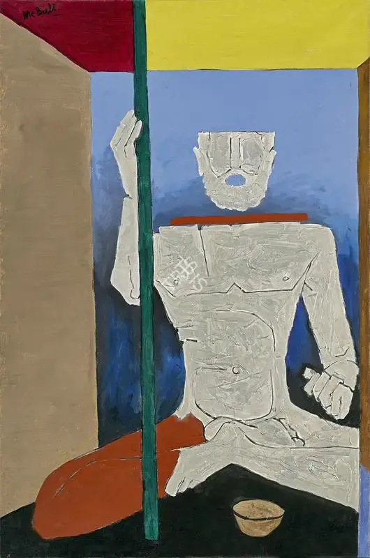 Husain, M.F. (Artist). Untitled (Jainism), c.1980 | Painting