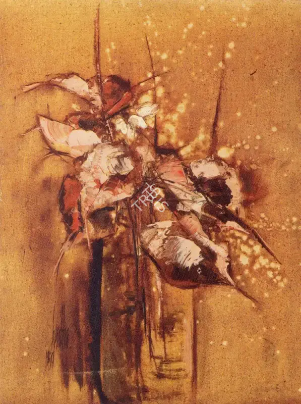Prabha, B. (Artist). Still Life. Oil on canvas, 1967 | Painting | FineArts | 00575595