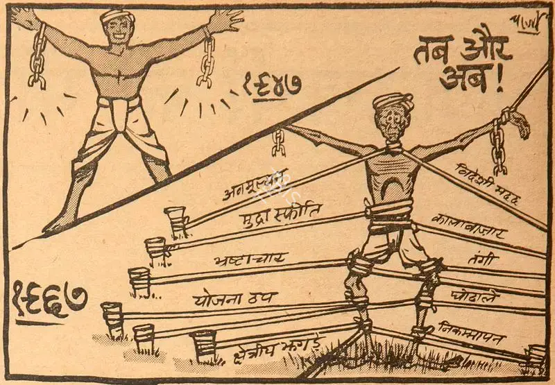 Chatterjee, Basu (Cartoonist). Tab Aur Ab !, 1967 | Cartoons