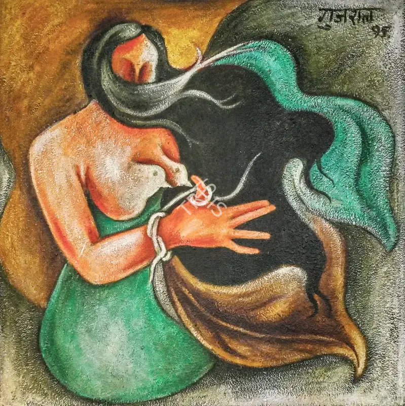 Gujral, Satish (Artist). Untitled. Acrylic on canvas, 1995 | Painting  | 00868790