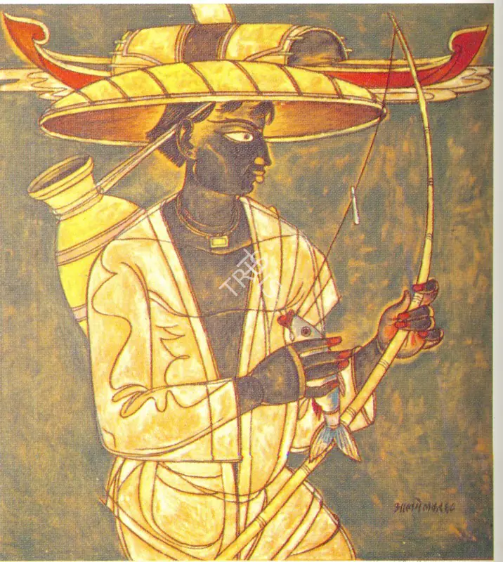 Almelkar, A.A. (Artist). The Catch, 1968 | Painting
