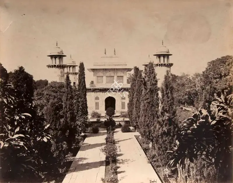 Sache, John Edward (Photographer). Tomb of Itmad-Ud-Daula, Agra - Six views at Agra. Albumen print, c.1880 | Antiquarian Photograph | Photography | 00116218