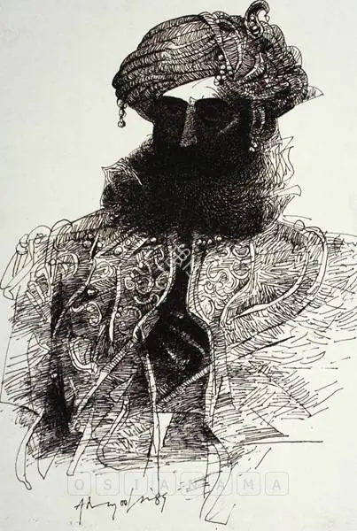 Adimoolam, K.M. (Artist). Untitled, 1989 | Drawing
