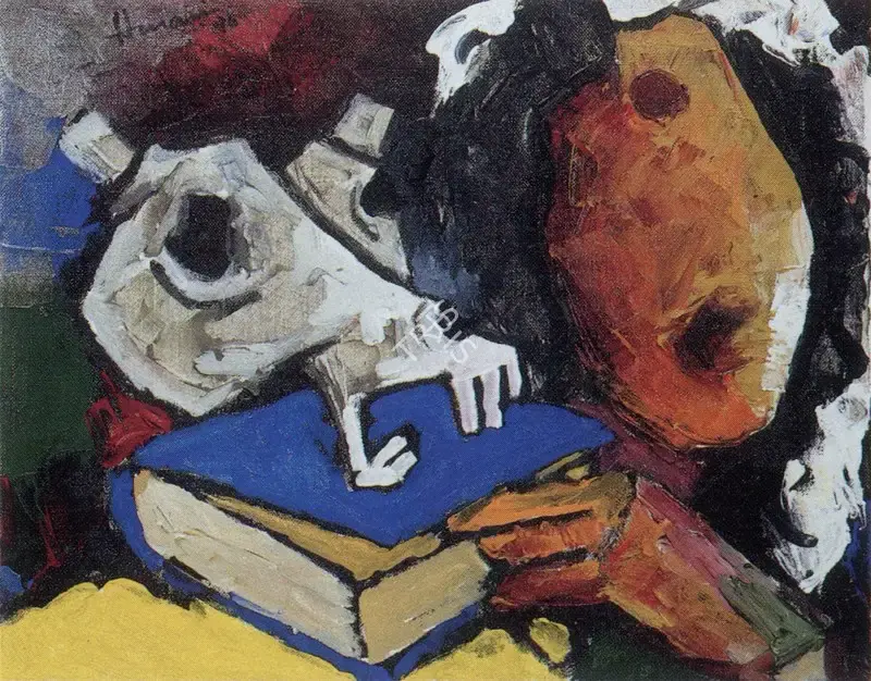 Husain, M.F. (Artist). Beauty and the Brain, 1996 | Painting