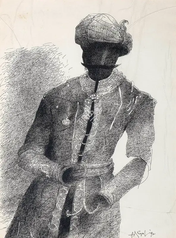 Adimoolam, K.M. (Artist). Untitled, 1992 | Painting