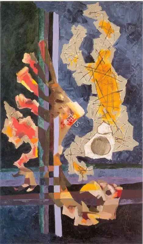 Husain, M.F. (Artist). Garuda, 1969 | Painting