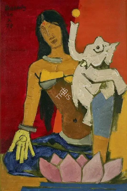 Husain, M.F. (Artist). Untitled, 1979 | Painting