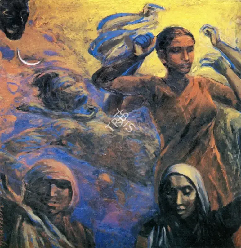 Sud, Anupam (Artist). Shakti. 1993 | Art Heritage 15, 1995-1996 | Painting | FineArts | 00530363