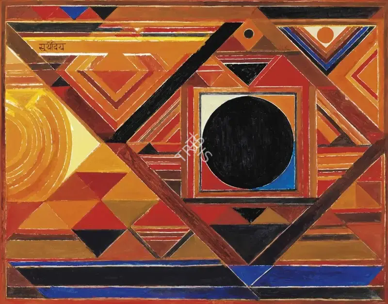 Raza, S.H. (Artist). Suryodhaya, 2007 | Painting
