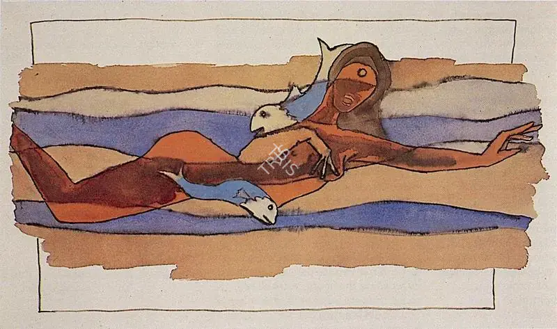 Husain, M.F. (Artist). Satyavati, n.d. | Painting