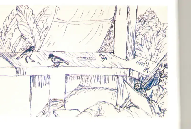 Bose, Nandalal (Artist). Self Portrait II, n.d. | Drawing