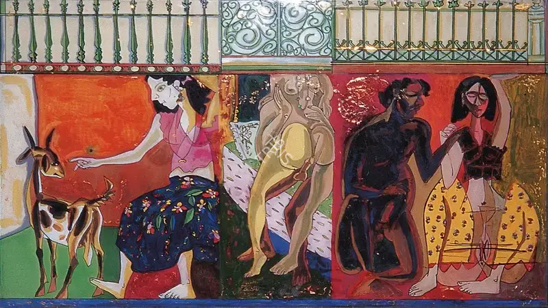 Goud, K. Laxma (Artist). Untitled, 1991 | Painting