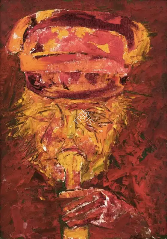 Khanna, Krishen (Artist). Bandwalla in a Frenzy, n.d. | Painting