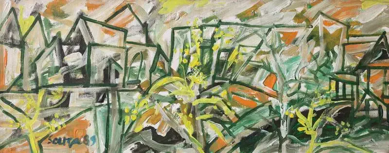 Souza, F.N. (Artist). Untitled, 1989 | Painting