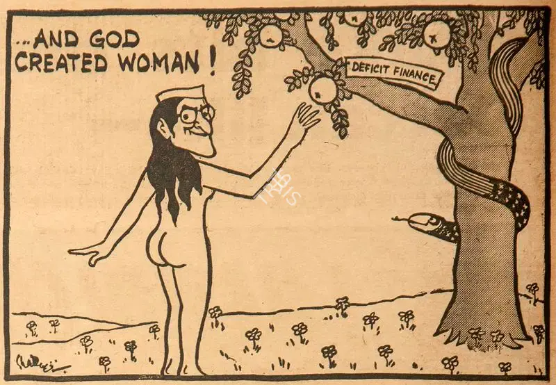 Chatterjee, Basu (Cartoonist). And God Created Woman !, 1967 | Cartoons