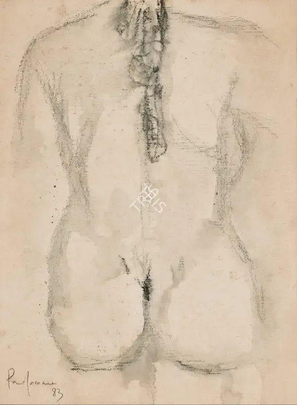 Padamsee, Akbar (Artist). Nude, 1983 | Painting