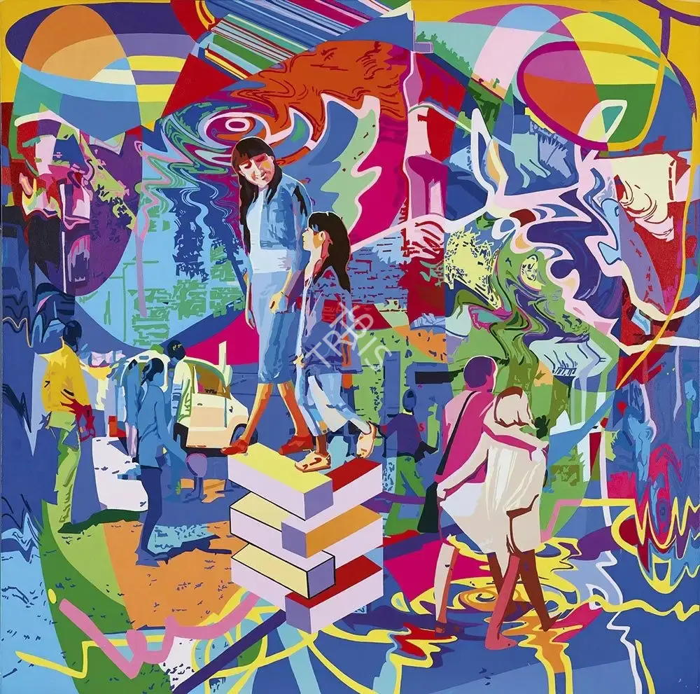 Martin, George (Artist). Screaming The Public Sphere, 2013 | Painting