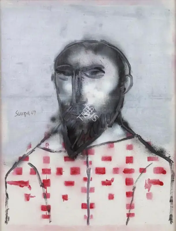 Souza, F.N. (Artist). Priest, 1967 | Painting