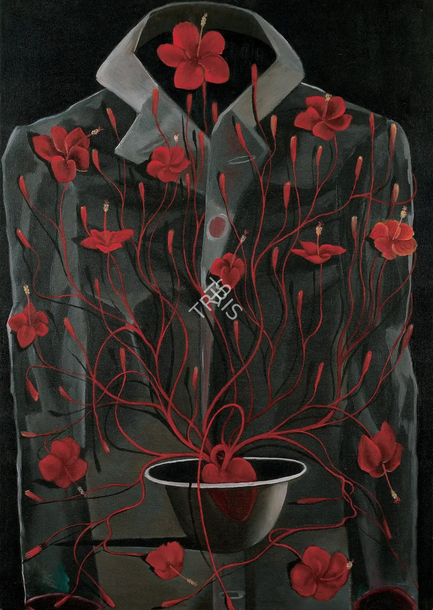 Nair, Surendran (Artist). Pyasa (For Guru Dutt), 2000 | Painting