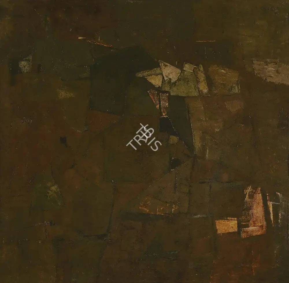 Ramkumar (Artist). Untitled. Oil on canvas, 1961 | Painting | FineArts | 00419102