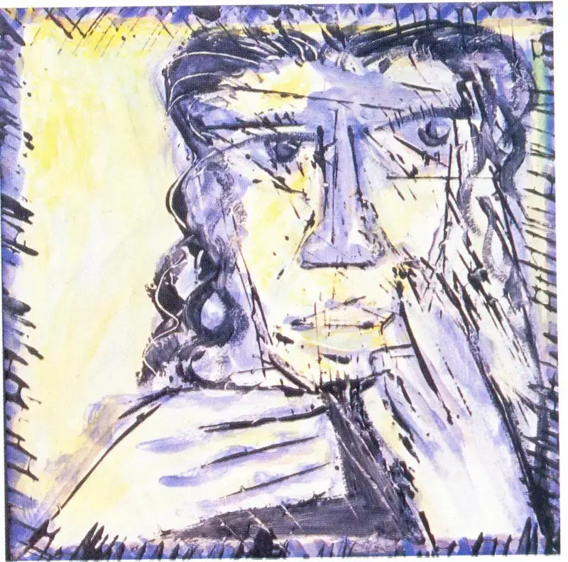 Dhumal, Rini (Artist). Untitled. Paint on ceramic tile, n.d. | Painting  | 00878308