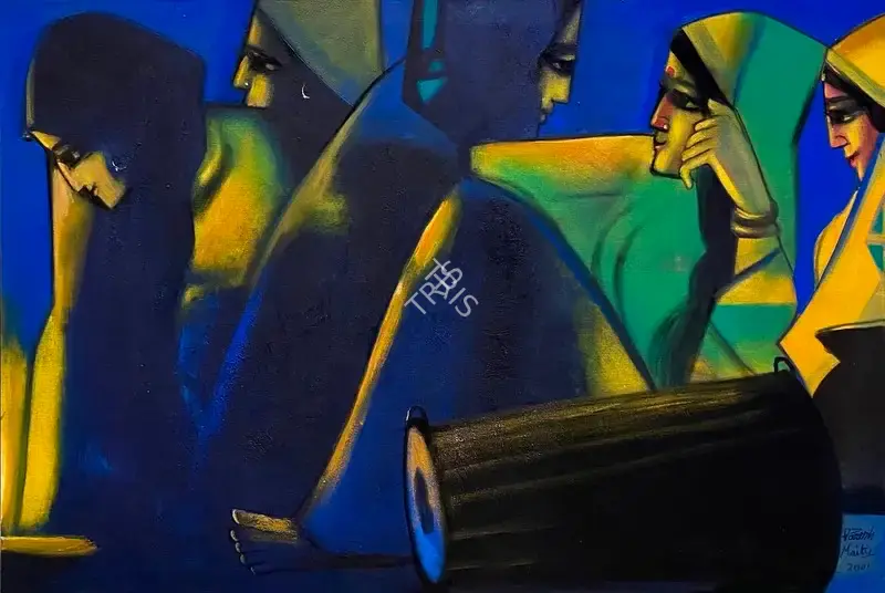 Maity, Paresh (Artist). An Eternal Friendship, 2000 | Painting