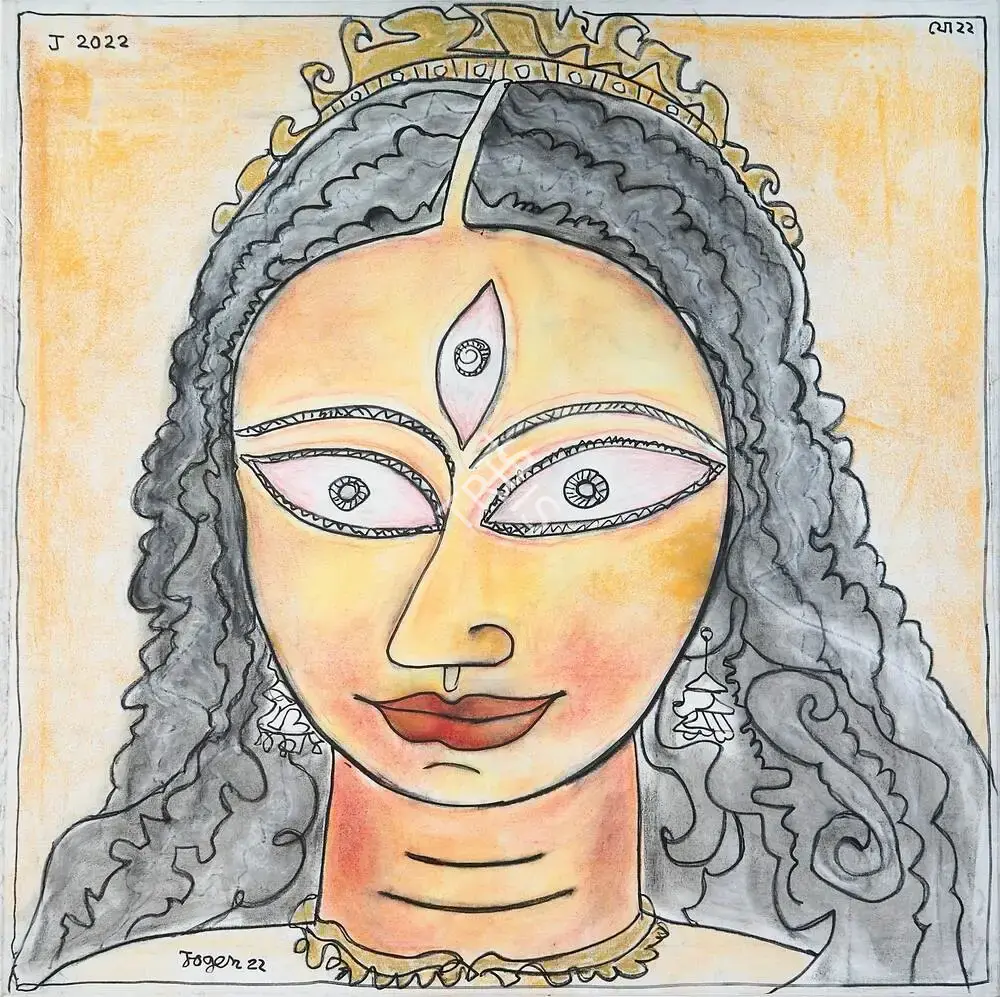 Chowdhury, Jogen (Artist). Untitled, 2022 | Painting