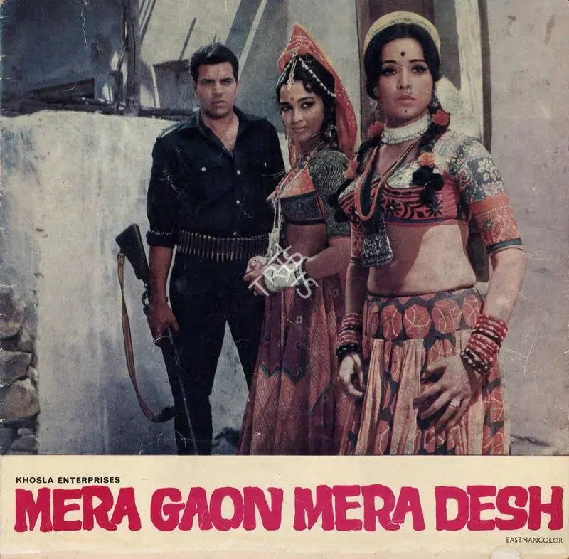 Khosla, Bolu (Producer), Mera Gaon Mera Desh, 1971 | Song-Synopsis Booklet | CinemaEducation | 00781499