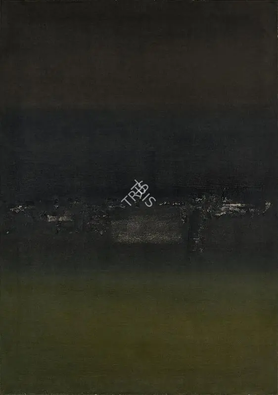 Gaitonde, V.S. (Artist). Untitled. Oil on canvas, 1963 | Painting | FineArts | 00338273